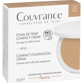 Avène Couvrance kompaktní krémový make-up SPF30 8,5 g, 1.2 Sable Sand