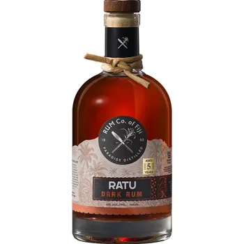 Rum Ratu 5 Years Old, Premium Fiji Dark Rum 0,7l