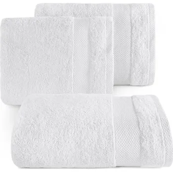 Ručník BAVLNĚNÝ RUČNÍK LORITA 50X90 CM BÍLÁ