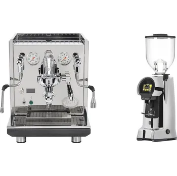 Kávovar ECM Synchronika II + Eureka Helios 75, chrome