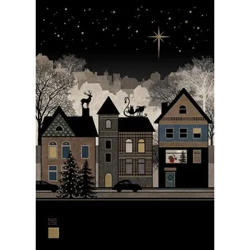 Přání MC058 BUG ART - vánoční