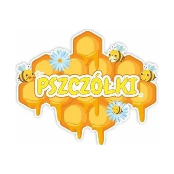Set školních potřeb Dekoracja tabliczki - Grupa pszczółki