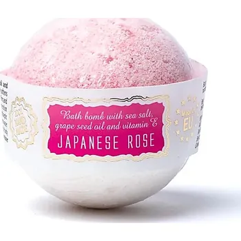 bomba do koupele Bomba do koupele - Japonská růže 145 g, s vitamínem E, bez sulfátů a parabenů