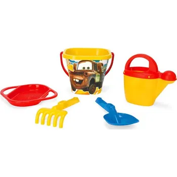 Hračka na písek Wader Set na písek 5 ks Auta/Cars PÍSKOVÁ SADA 77641