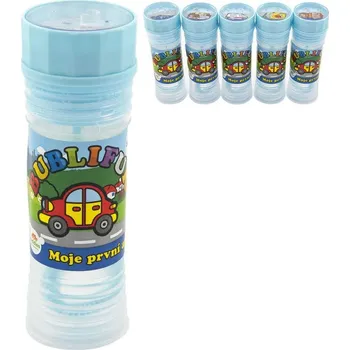 Bublifuk Bublifuk Moje první auta 50ml bublifukovač vonící ovocný s hrou ve víčku 5 druhů