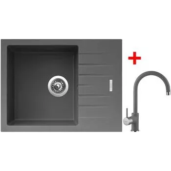 Sinks PERFECTO 650 Titanium + Vitalia GR