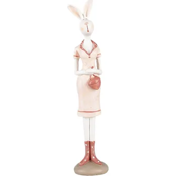 Clayre & Eef - Dekorativní figurka králičí slečny 6PR5245