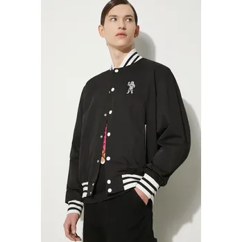 Bomber bunda Billionaire Boys Club Arch Logo Lightweight Varsity, XL, černá, 99X