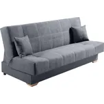 MOB Rozkládací pohovka Tempo Kondela Gona (šedá) (s úložným prostorem)