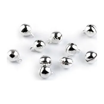 Galanterie Rolničky Ø8 mm - 100 ks - 1 stříbrná