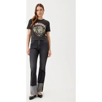 Dámské tričko ONLY T-Shirt Lucy 15307412 Černá Regular Fit M