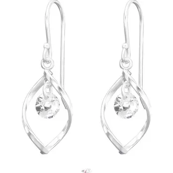 Náušnice All4Silver Náušnice stříbrné slzičky se zirkonem S0311