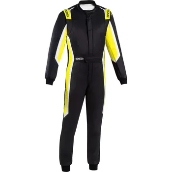 Sport Sparco Kombinéza Sprint (R566) 2025 Černá / Zářivá žlutá 50