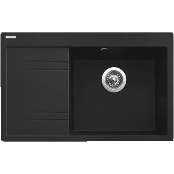 Kuchyňský dřez Sinks RIM 780 P Metalblack pravý