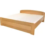 Dřevěná postel Petra - rovné čelo 220x180 Dub Doprava ZDARMA.