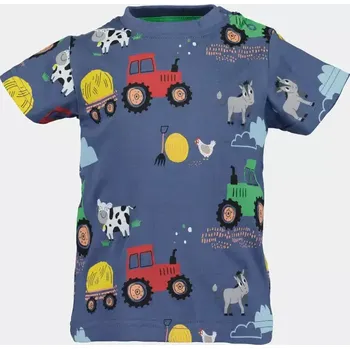 Chlapecké tričko Chlapecké tričko krátký rukáv Traktor a zvířátka Blue Seven 928146 modré velikost 68