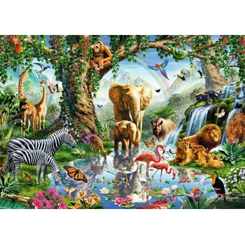 Puzzle Ravensburger Puzzle Dobrodružství v džungli 1000 dílků