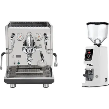 Kávovar ECM Synchronika II + Eureka Atom W 65, white