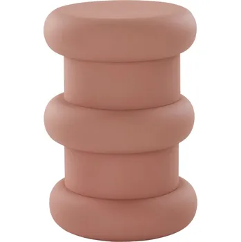 Toaletní stolek Jotex Růžový kovový odkládací stolek TIMARU 33 cm