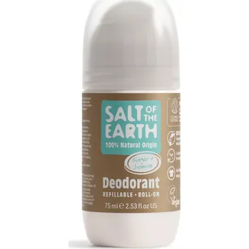 SALT OF THE EARTH PŘÍRODNÍ DEO ROLL-ON ZÁZVOR & JASMÍN DOPLNITELNÝ, 75 ml