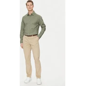 Pánská košile Jack & Jones Košile Pierre 12270085 Zelená Relaxed Fit XL