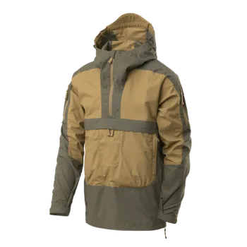Pánská softshellová bunda Bunda Helikon Tracer Anorak - Coyote / Taiga Green XL