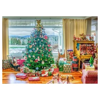 Puzzle BLUEBIRD Puzzle Vánoce doma 500 dílků