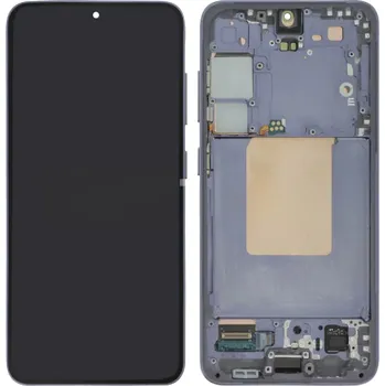 Náhradní dil pro Samsung S921 Galaxy S24 - LCD display + Dotyková deska + Přední kryt Cobalt Violet / Fialová (Service Pack)