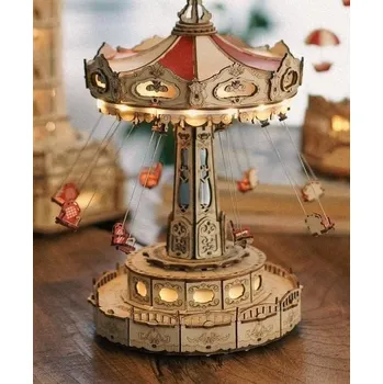 Puzzle NiXiM LED 3D puzzle/Funkční řetízkový kolotoč