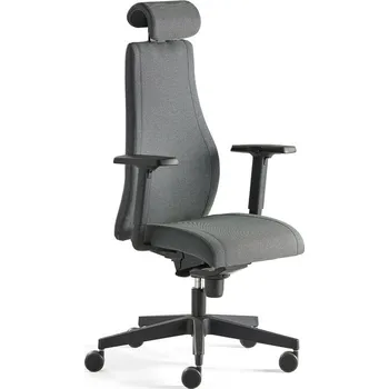 Kancelářská židle LANCASTER, vysoké opěradlo, antracitová