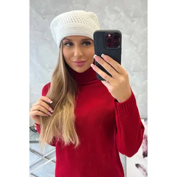Čepice Kesi Dámská čepice Martha bílá Univerzální