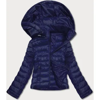 Tmavě modrá dámská prošívaná bunda pro přechodné období (23M9001-221) odstíny modré XL (42)