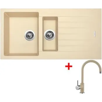 Granitový dřez Sinks PERFECTO 1000.1 Sahara + Vitalia GR