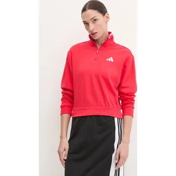 Dámská mikina Mikina adidas W CB Color Pop dámská, červená barva, hladká, JG4171 33X, vel. XS