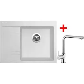 Kuchyňský dřez Sinks RIM 650 P Milk + Elka