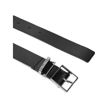 Opasek Dámský pásek Calvin Klein Branded Loop Square Belt 2.5 K60K612866 Černá 110