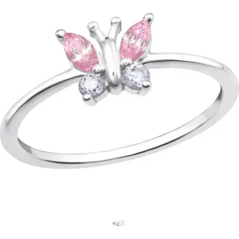 Prsten Prosperk Stříbrný prstýnek Motýlek Velikost prstenů: 7 (EU: 54-56) 15684/7 -