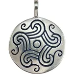 Drakkaria SLUNCE DOBY BRONZOVÉ, stříbrný přívěsek, Ag 925