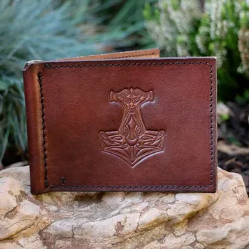 Peněženka Drakkaria THOROVO KLADIVO, kožená peněženka - dolarovka