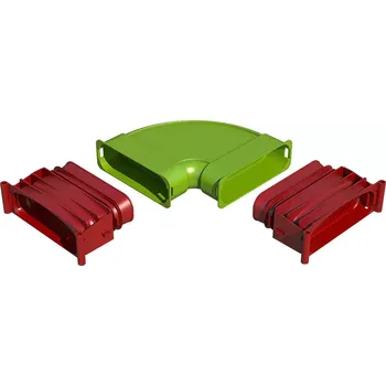 Brilon Octopus AE45sc koleno horizontální DN50x140-90° včetně těsnicích manžet