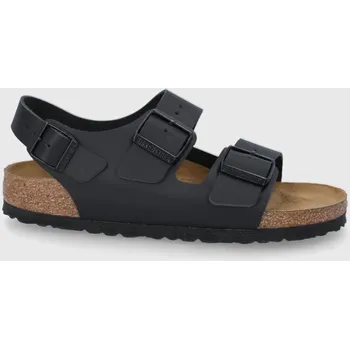 Dámské sandále Kožené sandály Birkenstock Milano dámské, černá barva, 34193 34193.Milano 99X, EUR 36