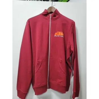 Dámská mikina Dámská mikina na zip s motivem KTM Racing - Vínová Výprodej