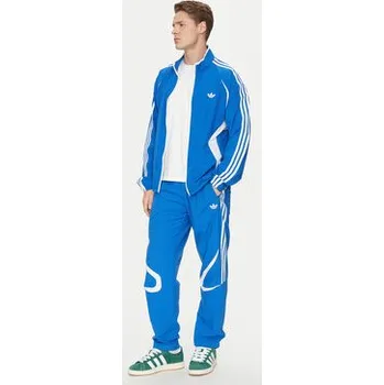 Dámská mikina adidas Mikina adicolor Teamgeist JP1117 Modrá Regular Fit M