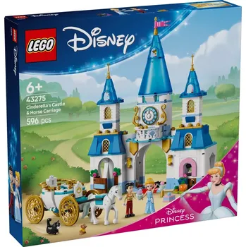Stavebnice LEGO LEGO Disney Princezny 43275 Popelčin zámek a koňský kočár