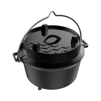 Příslušenství pro gril Dutch Oven S Litinový kotlík s víkem, 4 l TEPRO 8231