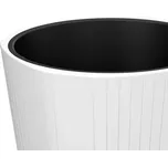 PLASTOVÝ KVĚTINÁČ MORA 41X39 CM BÍLÁ