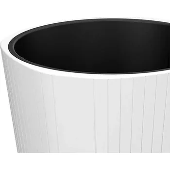 Květináč PLASTOVÝ KVĚTINÁČ MORA 41X39 CM BÍLÁ