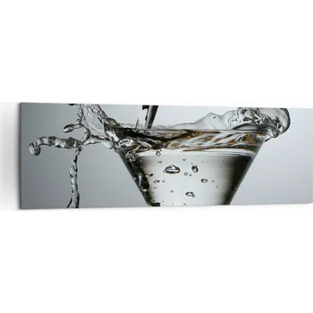 Obraz Velký obraz do obýváku 160x50 sklenice moderní na plátně obrazy