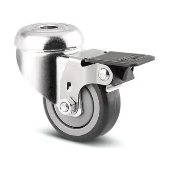 Pojezdové kolečko Agila TENTE Přístrojové kolečko 50mm, s brzdou, otvor pro čep, 2475UAP050P30-11