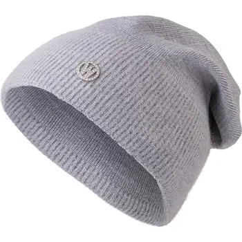 Čepice Dámská pletená čepice WROBI W15D, šedé barvy 7100449-1